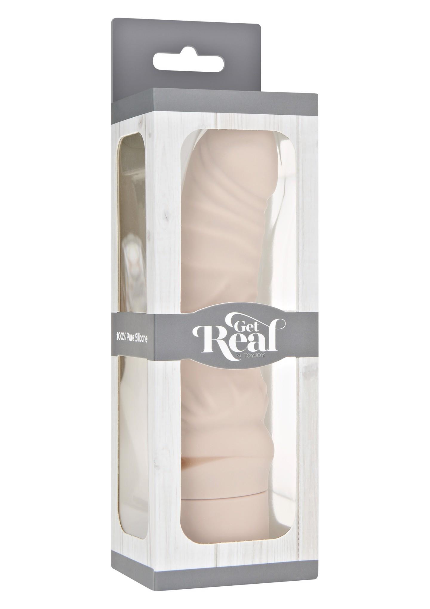 Wibrator realistyczny penis jasna skóra Scala Toy Joy 30-10155-X-SKIN - obrazek 2