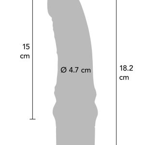 Wibrator realistyczny penis jasna skóra Scala Toy Joy 30-10155-X-SKIN - obrazek 4