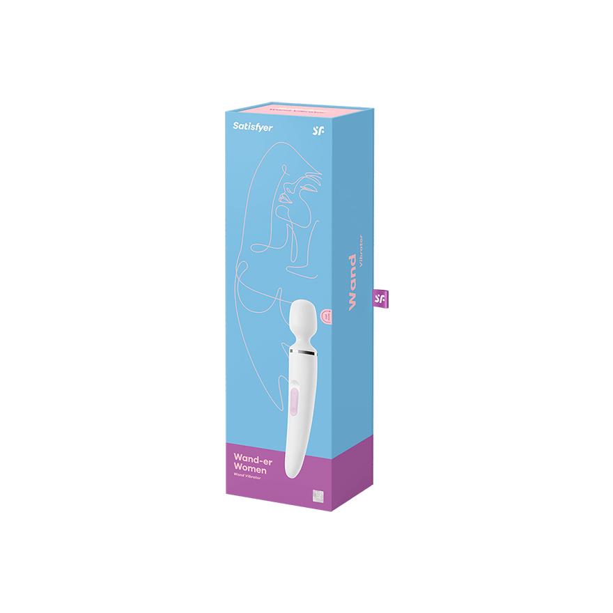 Wibrator różdżka duży biały Satisfyer Wand-er Woman 73-4001227