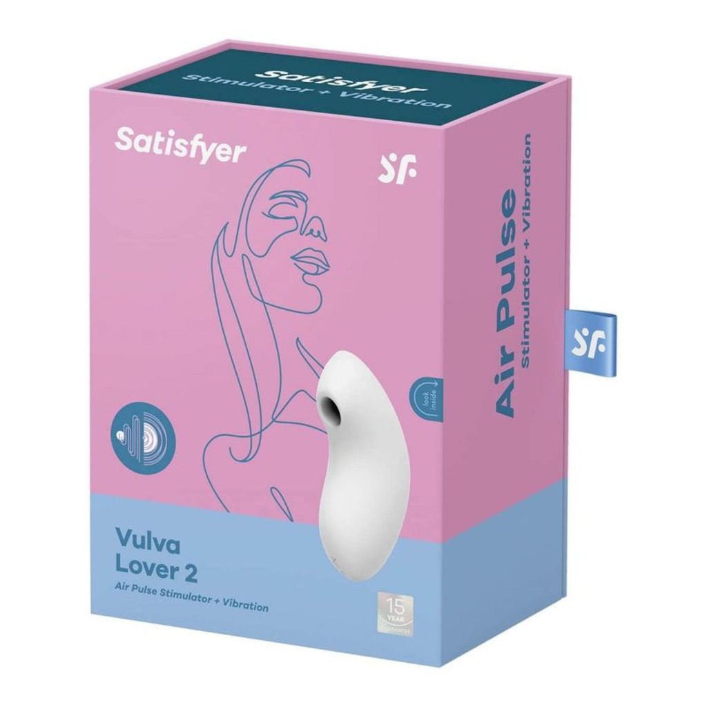 Wibrator do stymulacji łechtaczki biały Satisfyer Vulva Lover 2 73-4018638