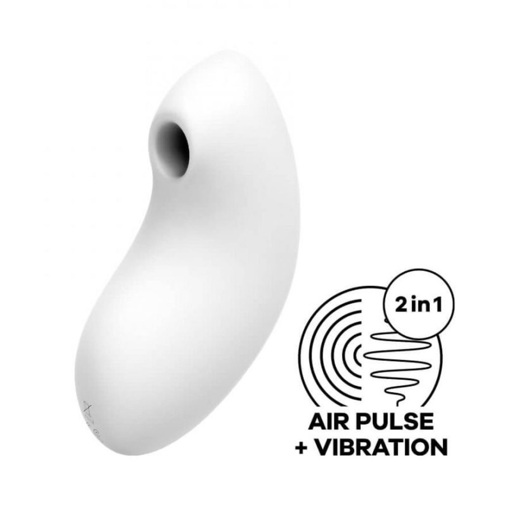 Wibrator do stymulacji łechtaczki biały Satisfyer Vulva Lover 2 73-4018638