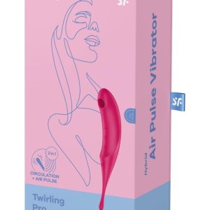 Wibrator do stymulacji łechtaczki czerwony Satisfyer Twirling Pro 73-4043937 - obrazek 1