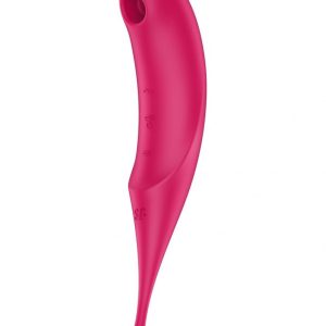Wibrator do stymulacji łechtaczki czerwony Satisfyer Twirling Pro 73-4043937 - obrazek 3