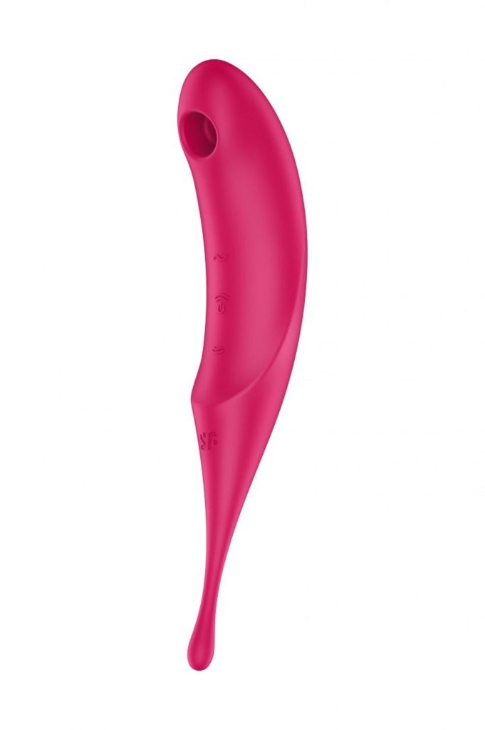 Wibrator do stymulacji łechtaczki czerwony Satisfyer Twirling Pro 73-4043937