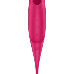 Wibrator do stymulacji łechtaczki czerwony Satisfyer Twirling Pro 73-4043937 - obrazek 4