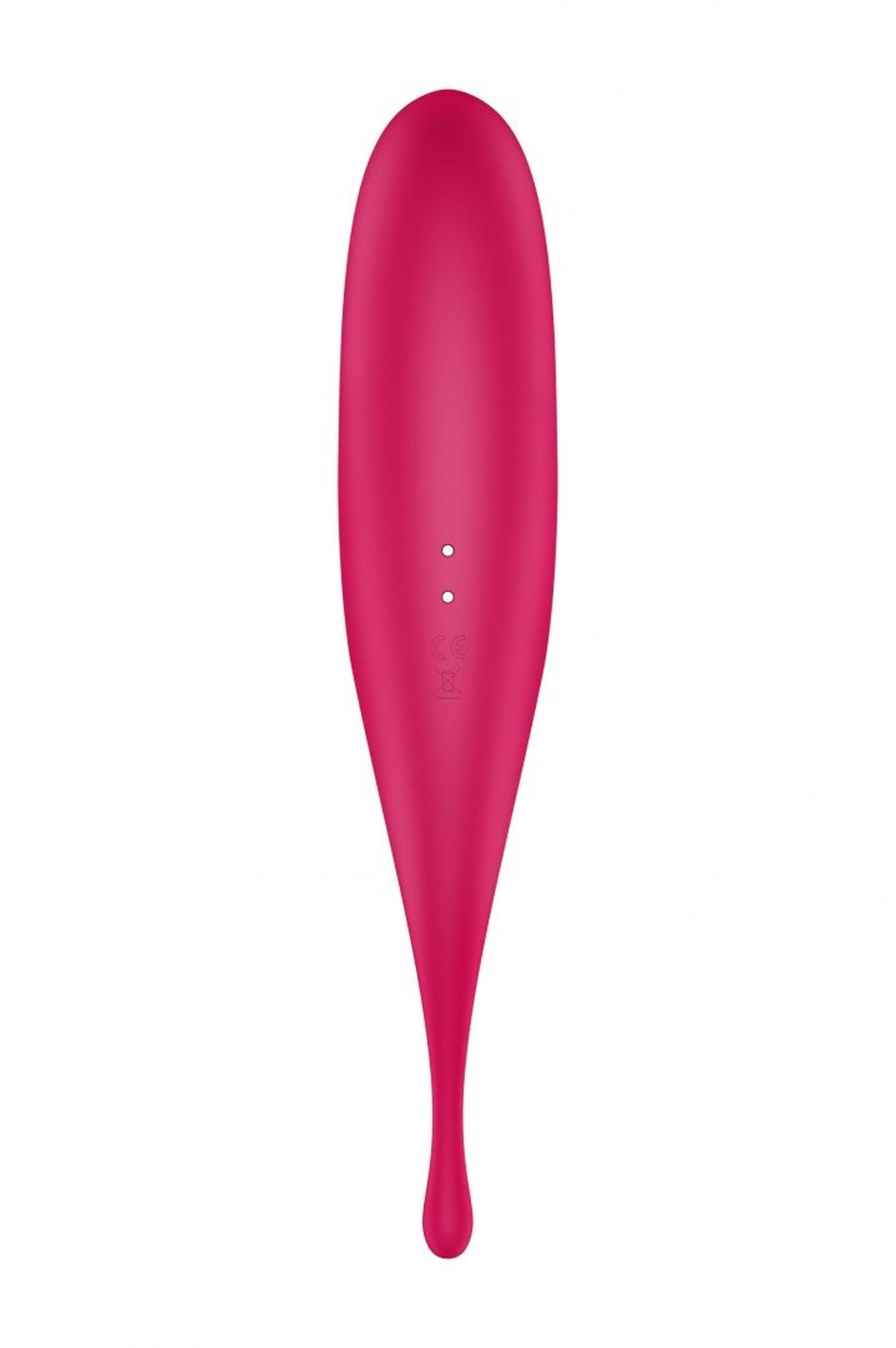 Wibrator do stymulacji łechtaczki czerwony Satisfyer Twirling Pro 73-4043937 - obrazek 6