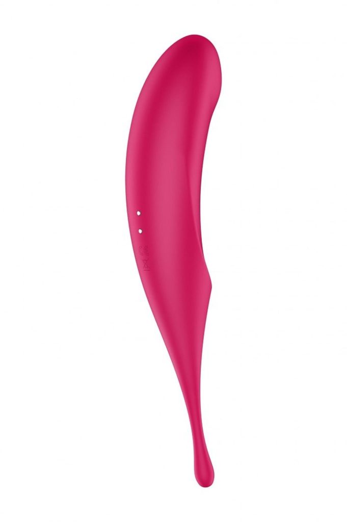 Wibrator do stymulacji łechtaczki czerwony Satisfyer Twirling Pro 73-4043937