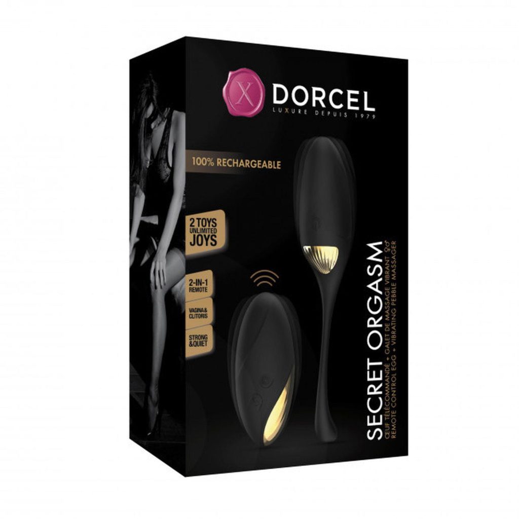 Wibrujące jajeczko z pilotem czarne Lovely Planet Dorcel Secret Orgasm 80-6072424